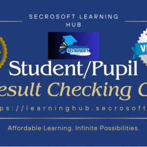 Students/Pupil Result Checking Card - For Primary & Secondary School Students. Valid for 1 Year